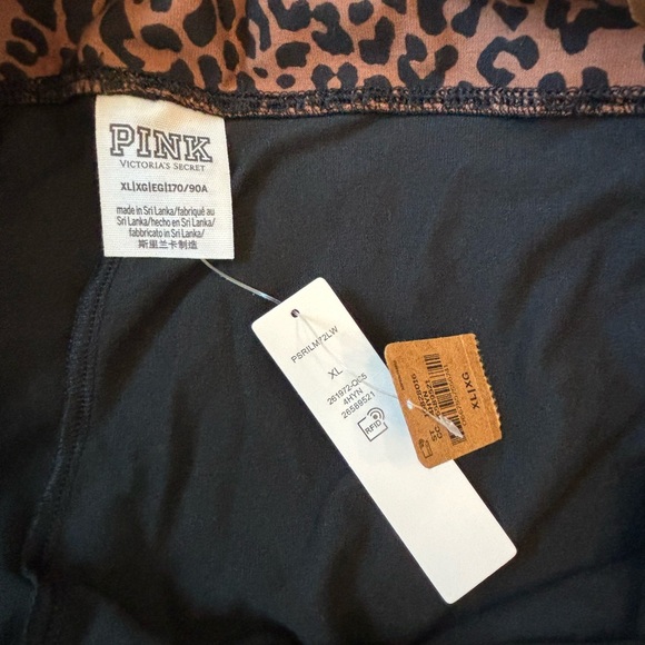 Womenās Victoria Secret PINK Mid Rise Fold over Leggings- NWT - Picture 5 of 5